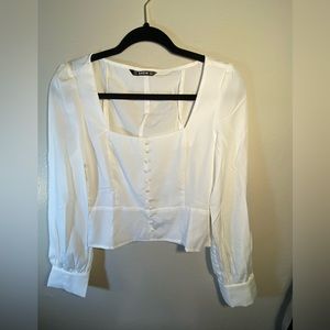 Blouse  size small white color NWOT ,
